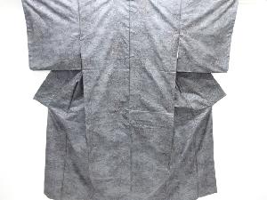 花鳥模様織り出し本場泥大島紬着物(7マルキ)